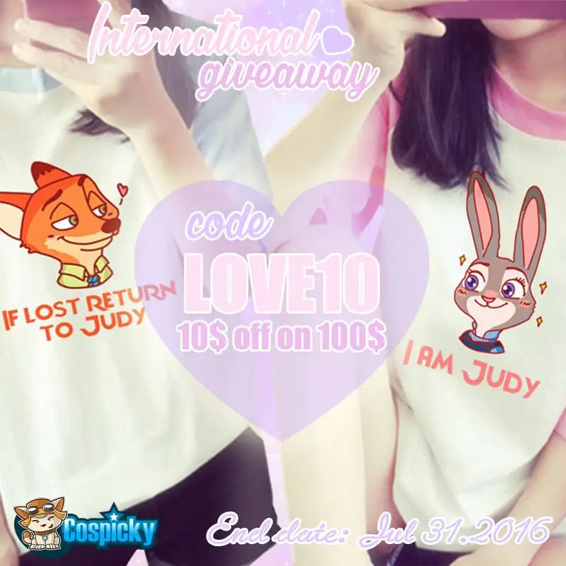 Nick and Judy Couple TEE Giveaway