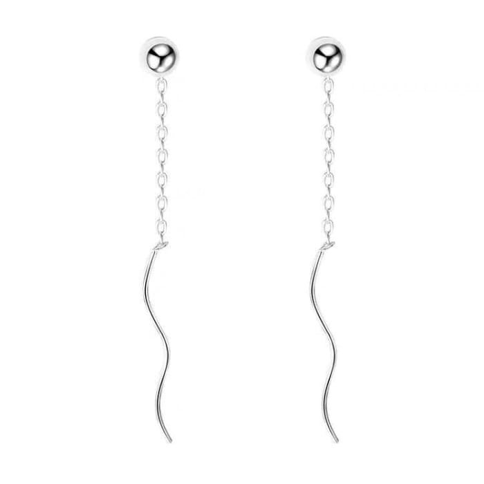 925 Sterling Silver Threader Earring