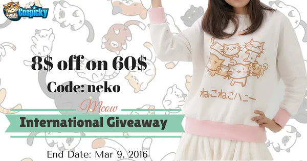 Concours international Kawaii Neko Atsume Jumper