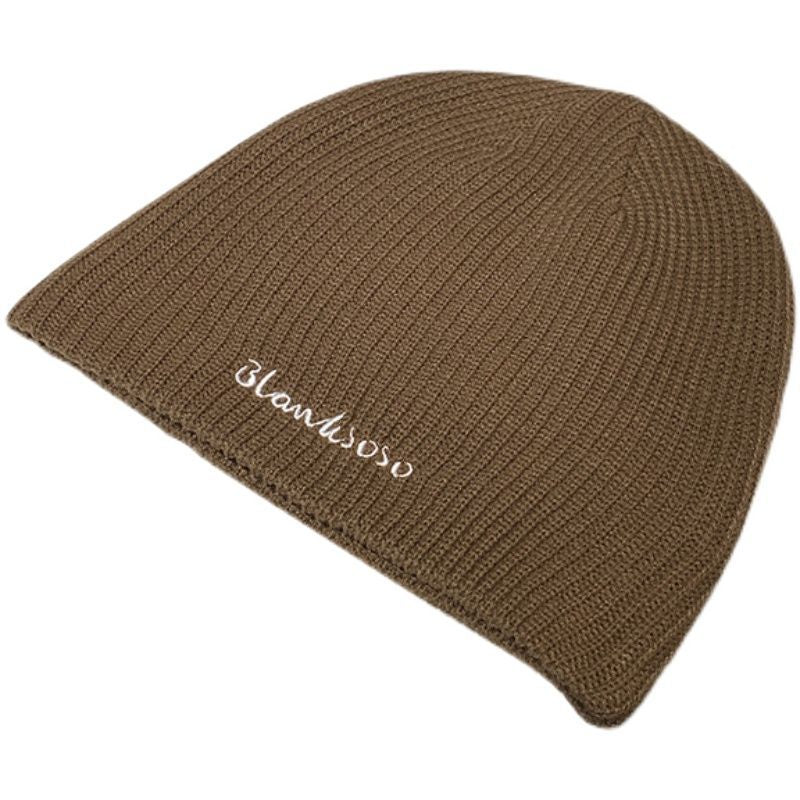 Embroidered Knit Beanie