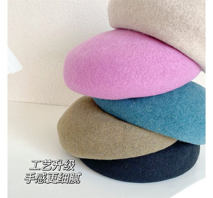 Plain Wool Beret