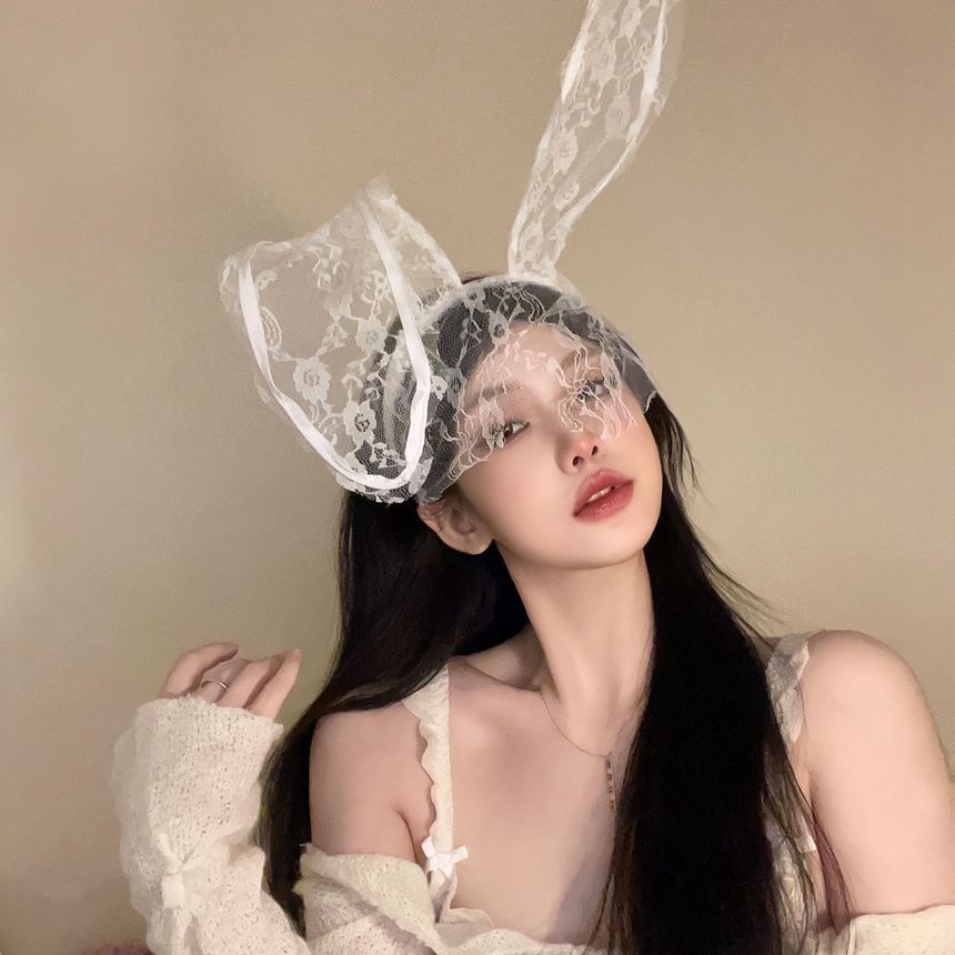 Rabbit Ear Lace Headband