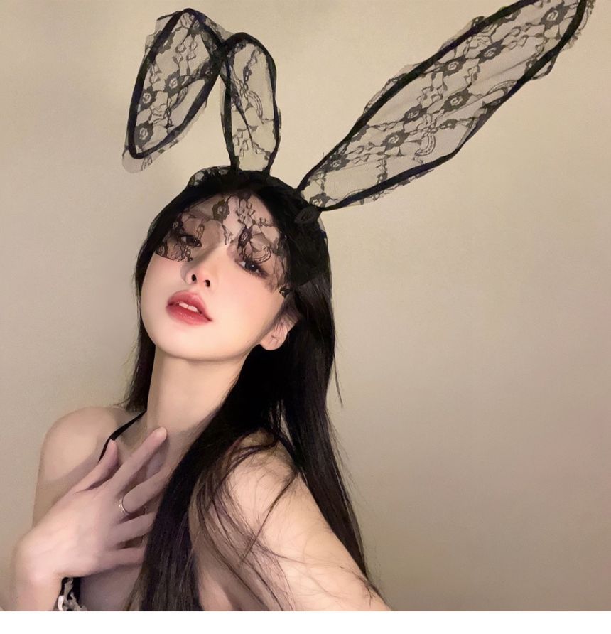 Rabbit Ear Lace Headband