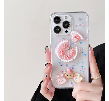 Bear Phone Case - iPhone 14 Pro Max / 14 Pro / 14 Max / 14 / 13 Pro Max / 13 Pro / 13 / 13 mini / 12 Pro Max / 12 Pro / 12 / 12 mini / 11 Pro Max / 11 Pro / 11 / SE / XS Max / XS / XR / X / 8 / 8 Plus / 7 / 7 Plus