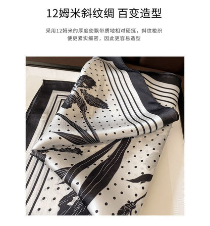 Print Silk Scarf