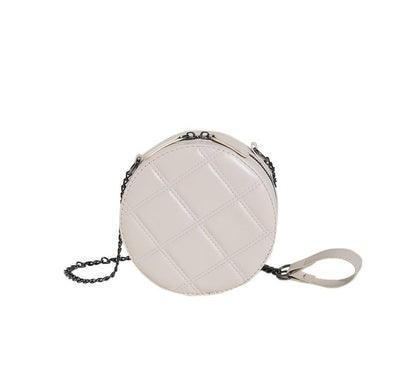 Quilted Round Crossbody Bag