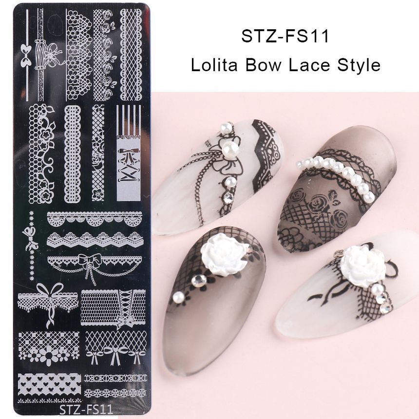 Stainless Steel Nail Art Stamping Plate