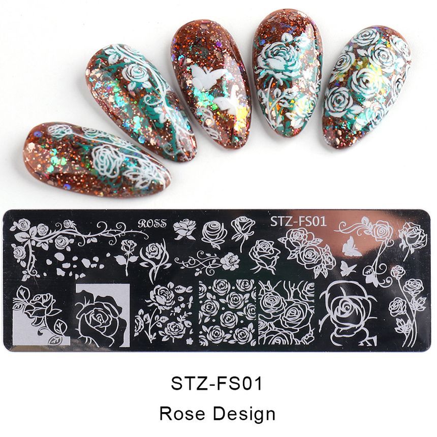 Stainless Steel Nail Art Stamping Plate