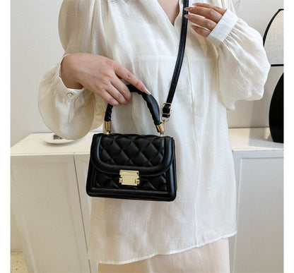 Flap Ruched Handle Crossbody Bag