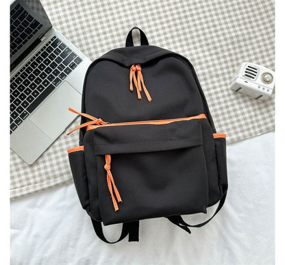 Contrast Trim Backpack