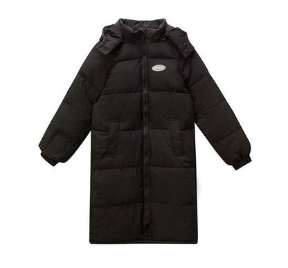 Hooded Plain Puffer Coat