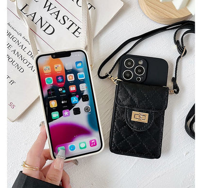 Coin Purse Phone Case - iPhone 7 Plus / 8 Plus / X / XS / XR / XS Max / 11 / 11 Pro / 11 Pro Max / 12 / 12 Pro / 12 mini / 12 Pro Max / 13 / 13 Pro / 13 mini / 13 Pro Max / 14 / 14 Plus / 14 Pro / 14 Pro Max / 7 / 8 / SE