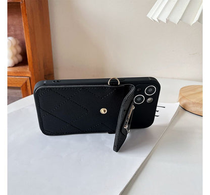 Coin Purse Phone Case - iPhone 7 Plus / 8 Plus / X / XS / XR / XS Max / 11 / 11 Pro / 11 Pro Max / 12 / 12 Pro / 12 mini / 12 Pro Max / 13 / 13 Pro / 13 mini / 13 Pro Max / 14 / 14 Plus / 14 Pro / 14 Pro Max / 7 / 8 / SE