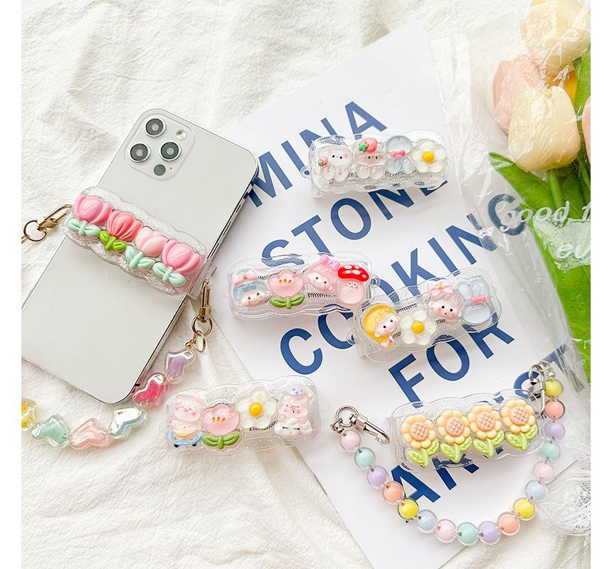 Cartoon Clip On Phone Strap