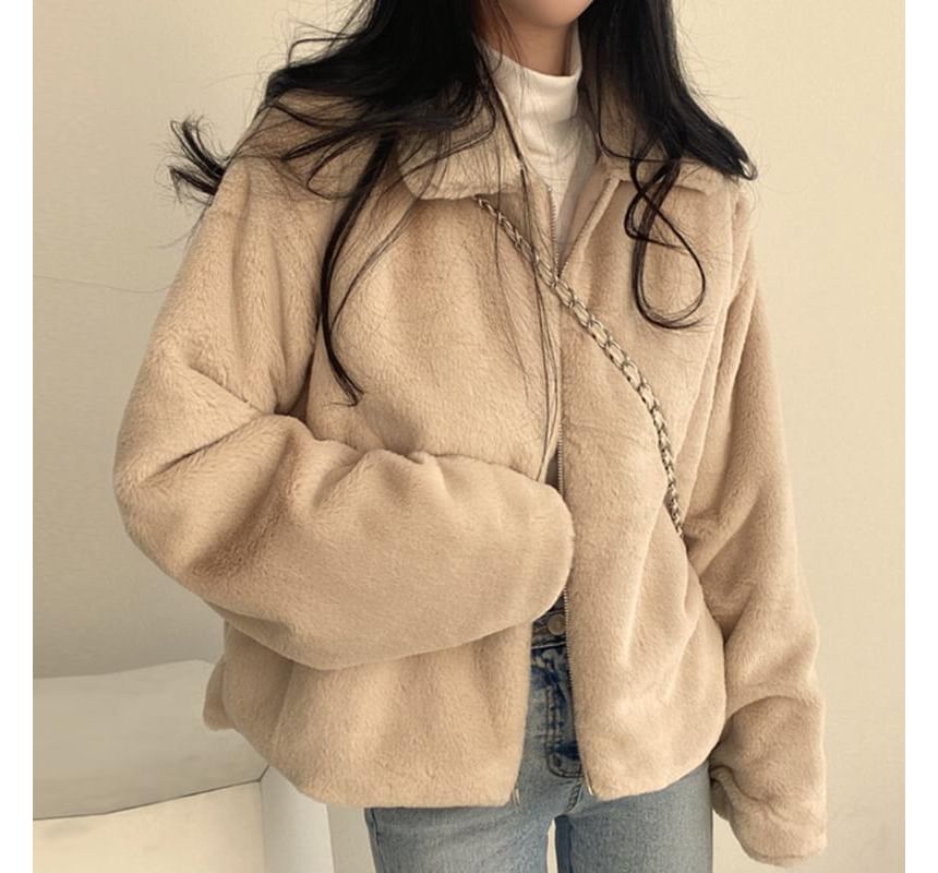 Fluffy Zip Jacket