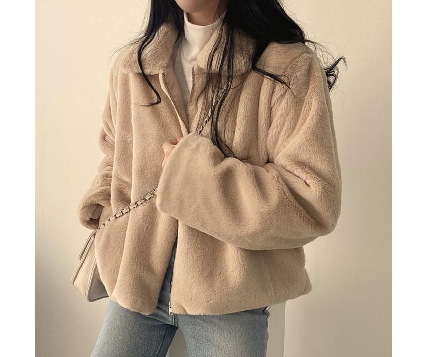 Fluffy Zip Jacket