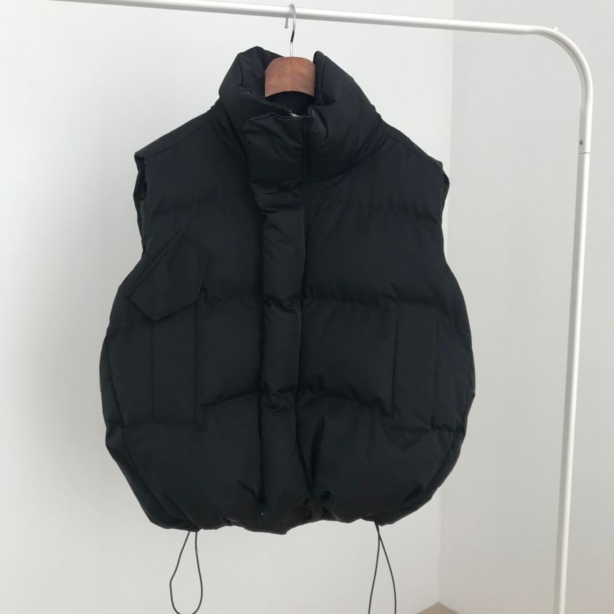 Collared Puffer Vest