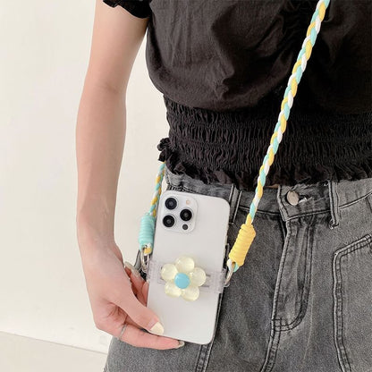 Floral Clip On Phone Lanyard