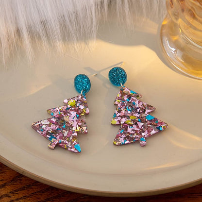 Christmas Star Drop Earring