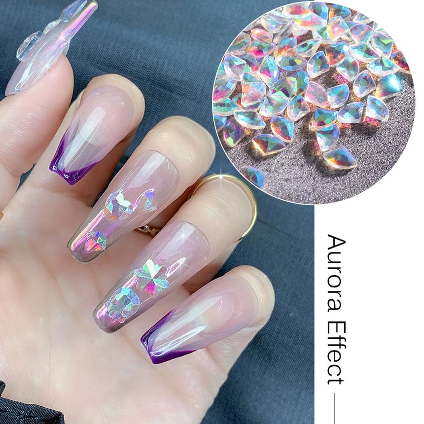 Holographic Resin Nail Art Decoration