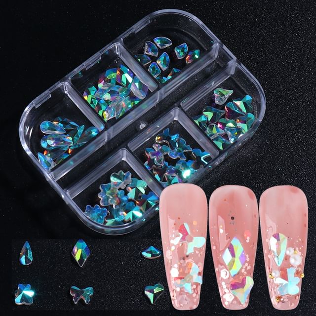 Holographic Resin Nail Art Decoration