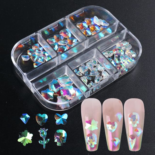 Holographic Resin Nail Art Decoration