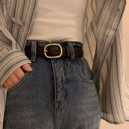 Faux Leather Belt