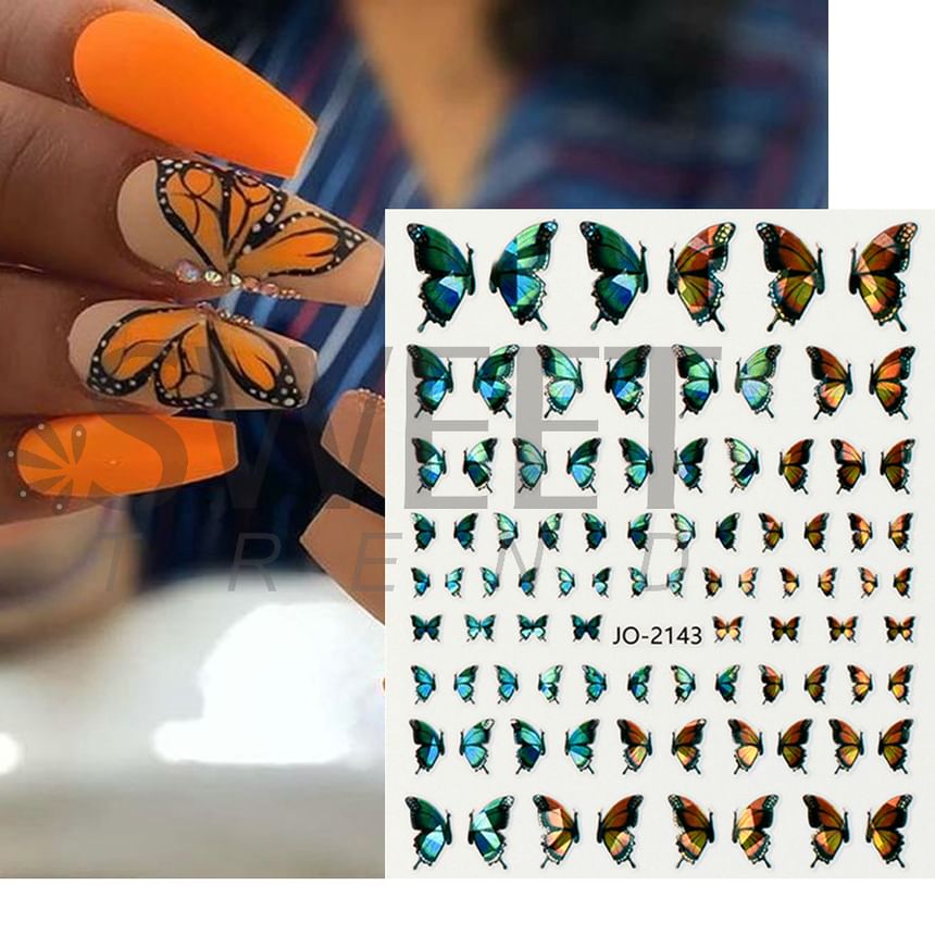 Butterfly Nail Art Sticker