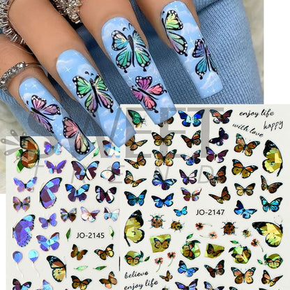 Butterfly Nail Art Sticker