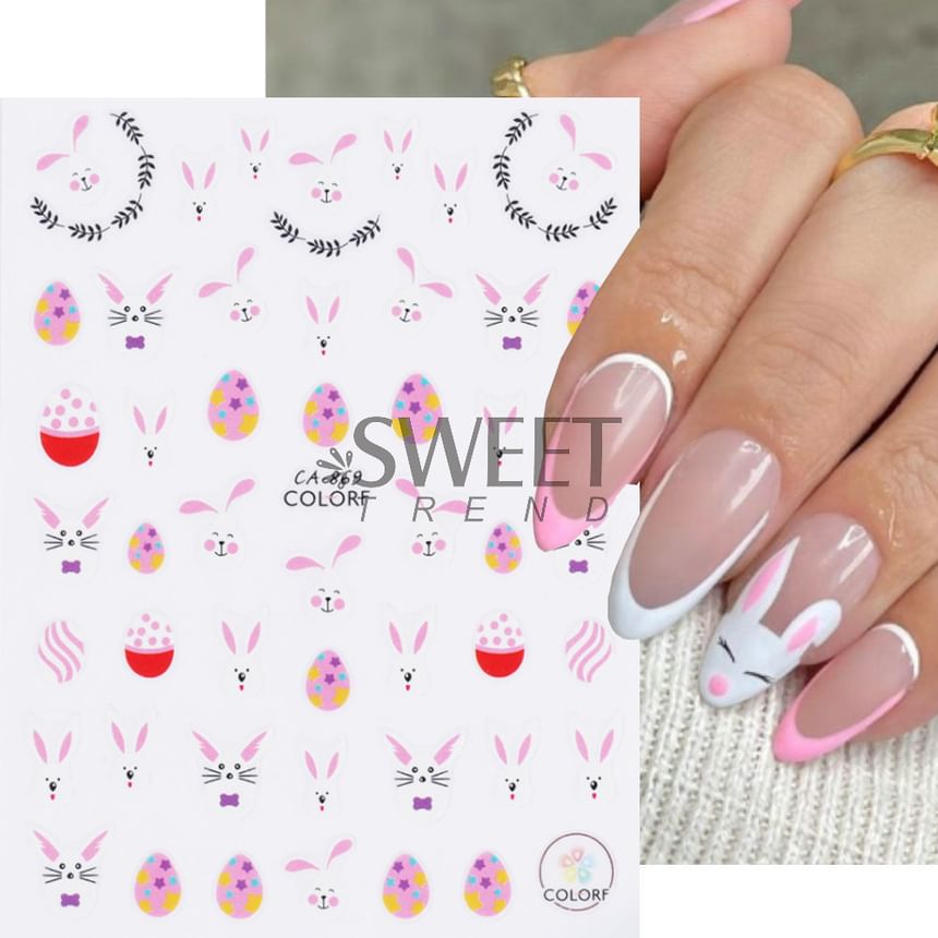 Cartoon Nail Art Sticker