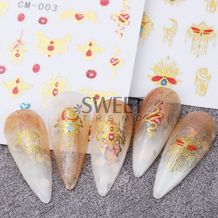 Print Nail Art Sticker