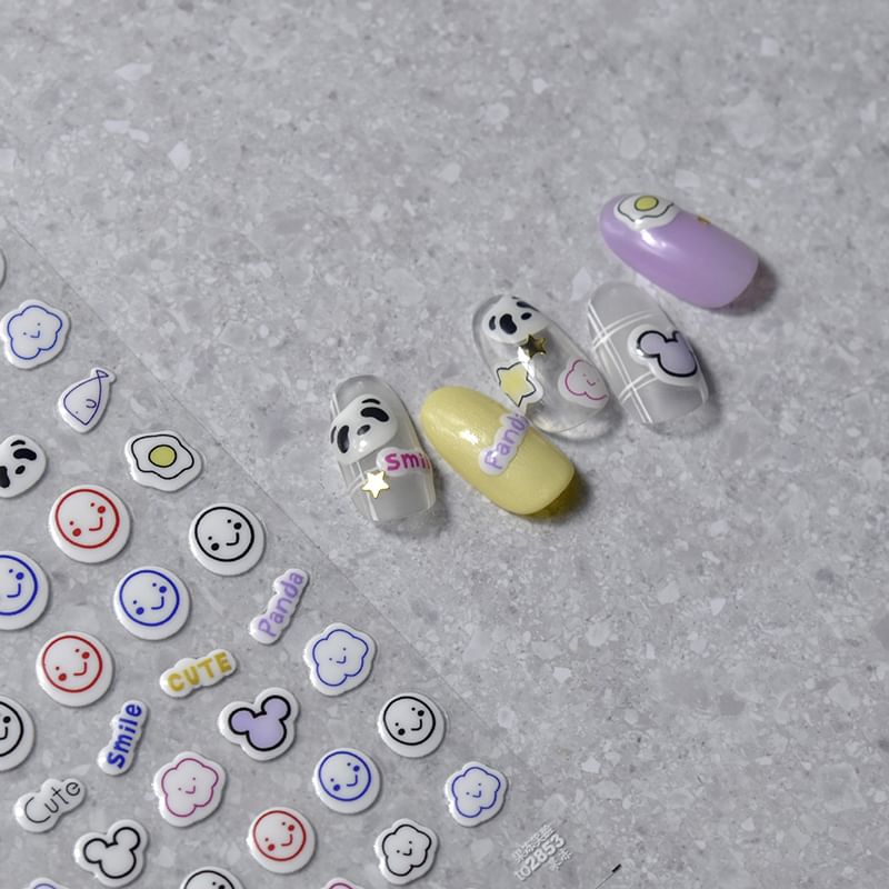 Cartoon Nail Art Stickers