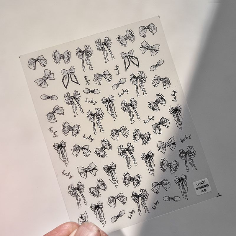 Ribbon Nail Art Sticker