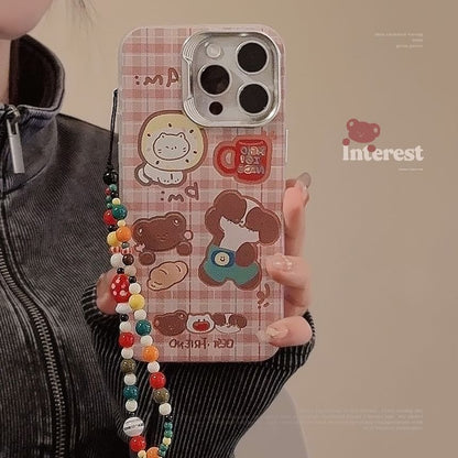 Cartoon Plaid Phone Case