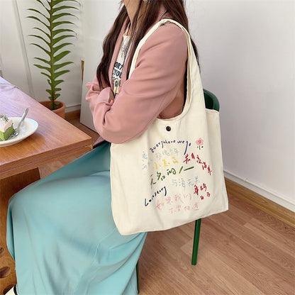 Embroidered Tote Bag