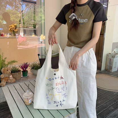 Embroidered Tote Bag