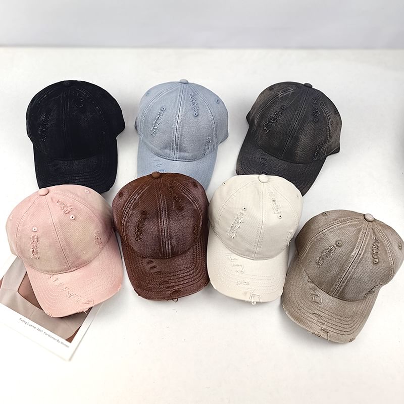 Distressed Baseball Cap