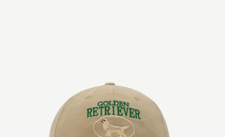 Dog Embroidered Baseball Cap