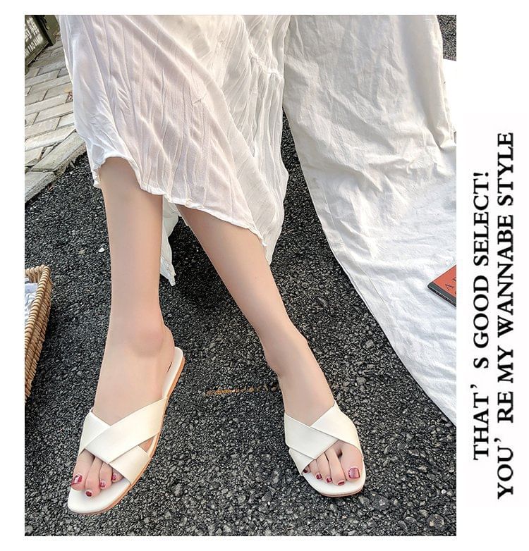 Knotted Slide Sandals