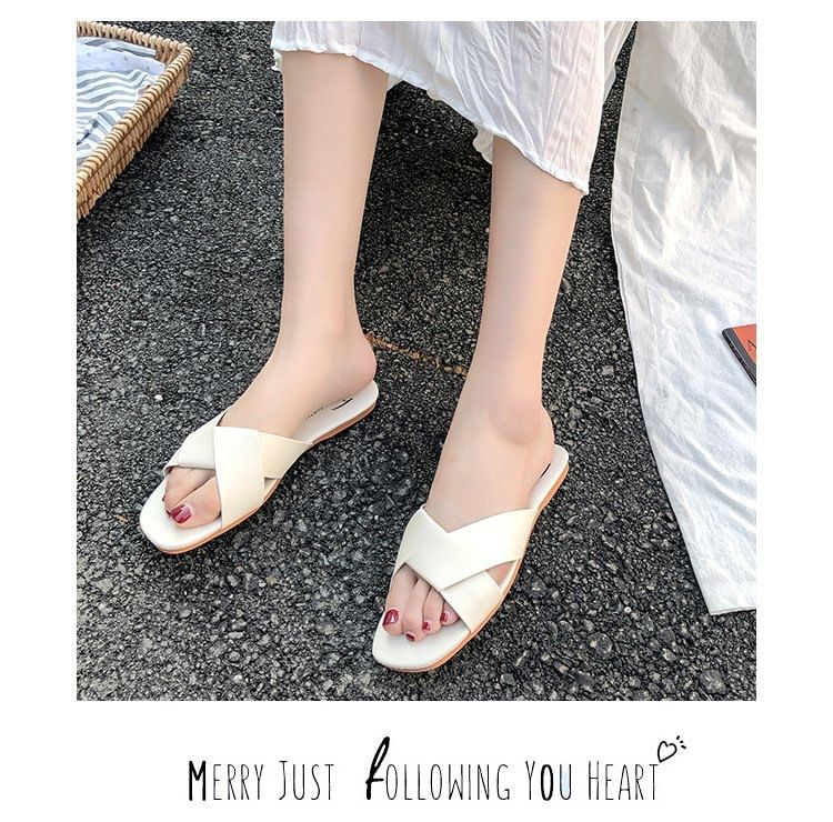 Knotted Slide Sandals