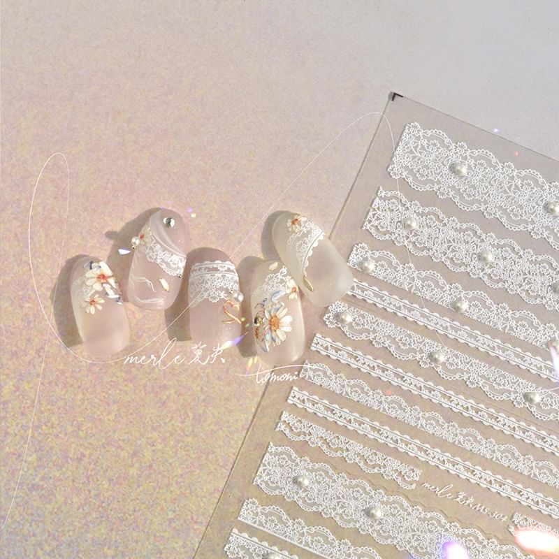 Lace Nail Art Stickers