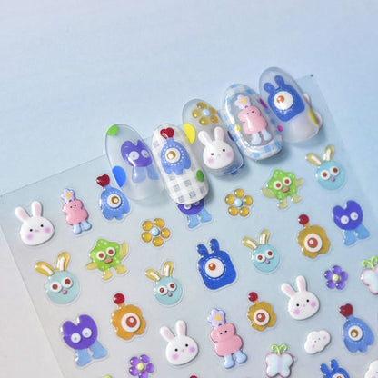 Monster Nail Art Stickers