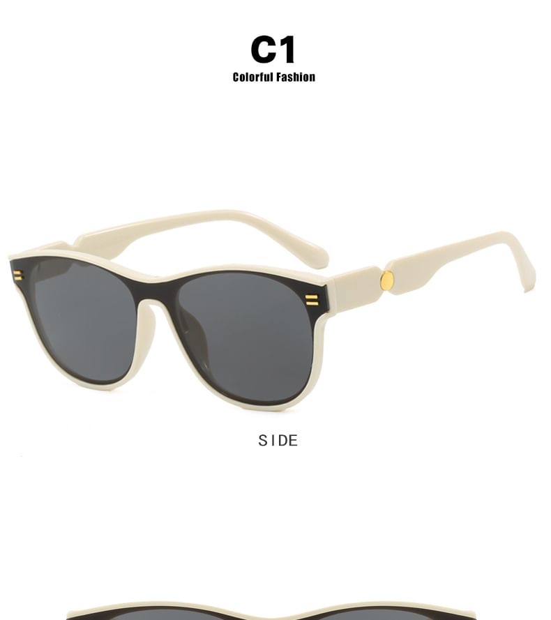 One Piece Square Sunglasses