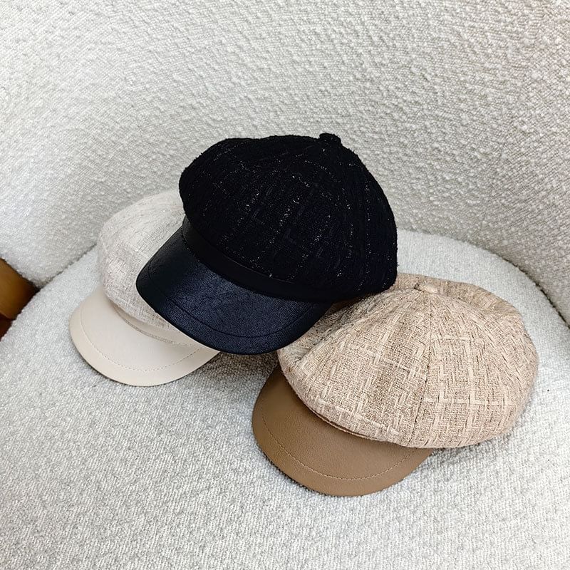 Panel Newsboy Cap