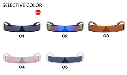 Y3K Futuristic Star Sunglasses