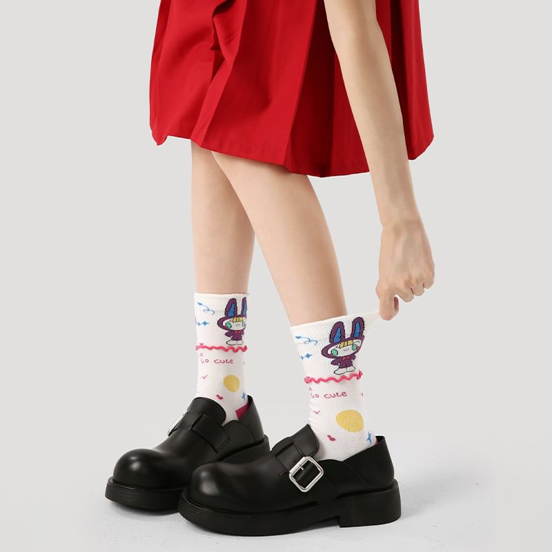 Cartoon Crew Socks