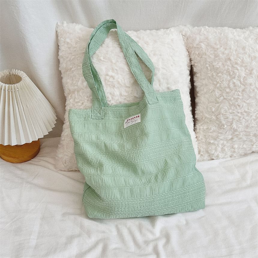 Applique Embroidered Tote Bag