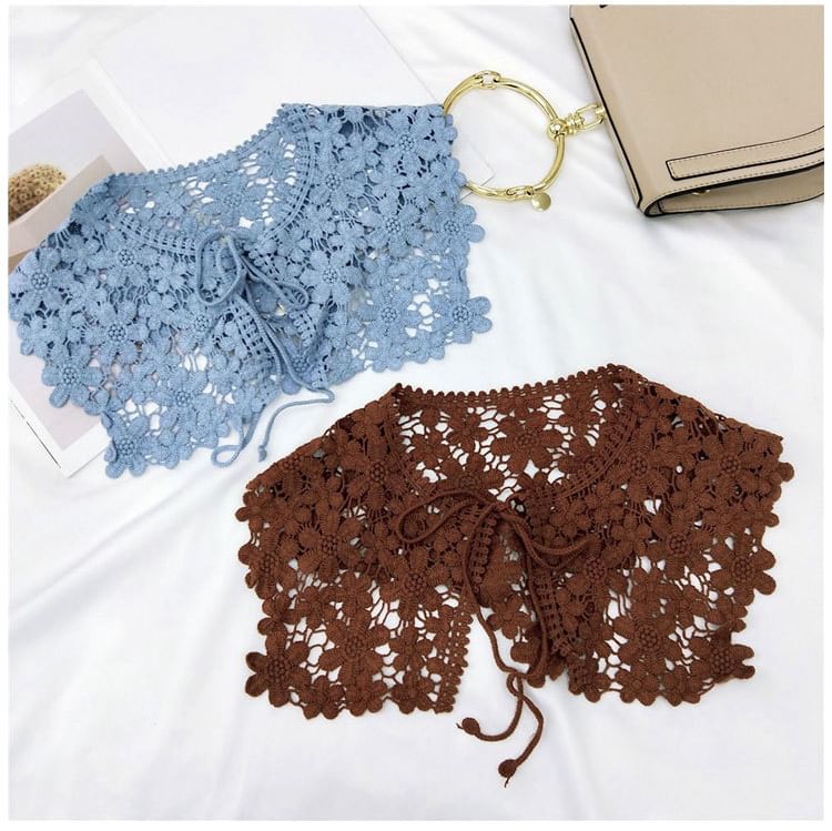 Floral Lace Light Scarf