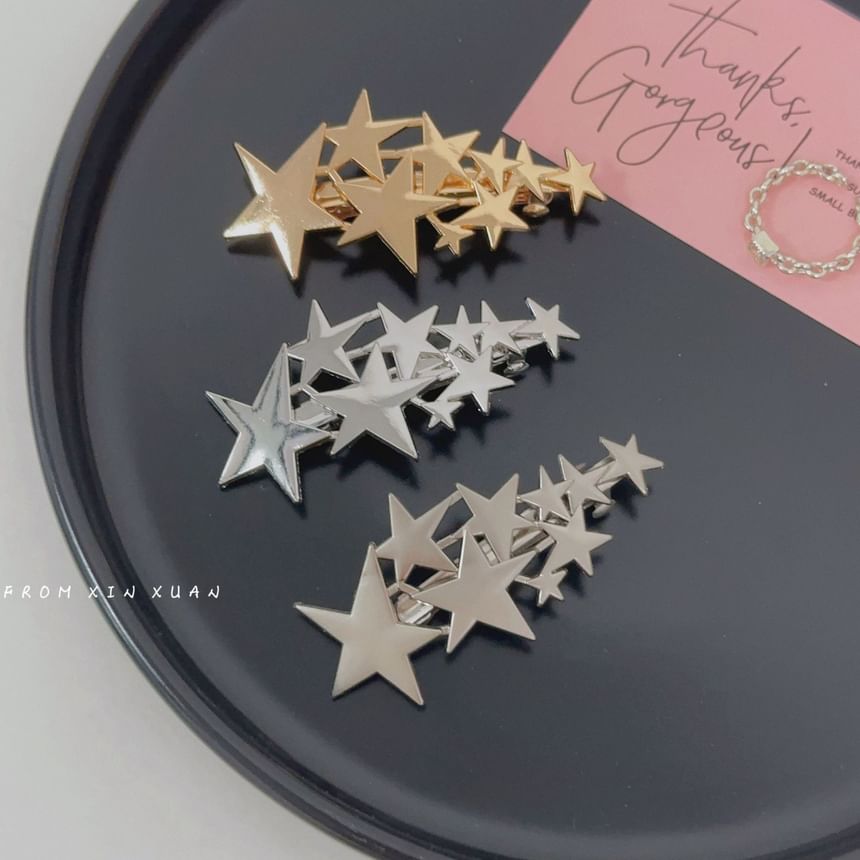 Alloy Star Hair Clip