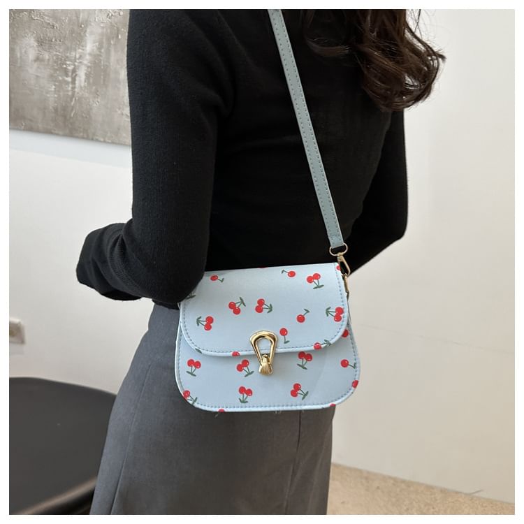 Cherry Print Satchel Bag